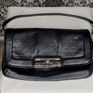 Coach black clutch authentic, genuine leather